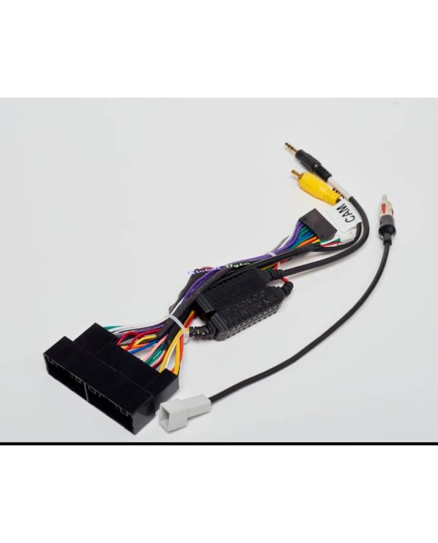 Global Byte Android Harness with OEM MIC & Camera Retention / Activation Suitable For Hyundai Verna Fluidic Harness | CO/AD-HY/VF-MIC